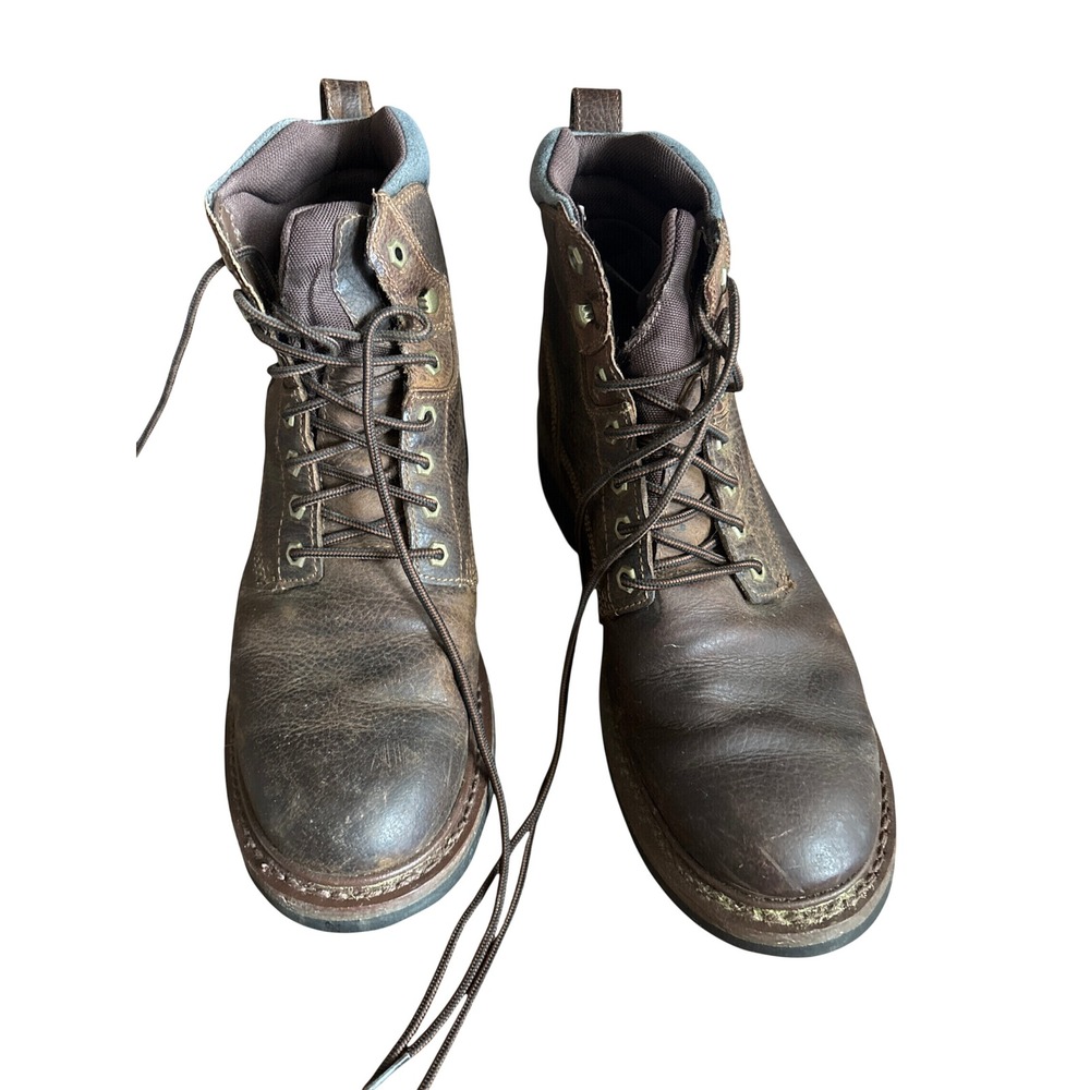 Tony Lama Work Boots Mens 12D Brown Good